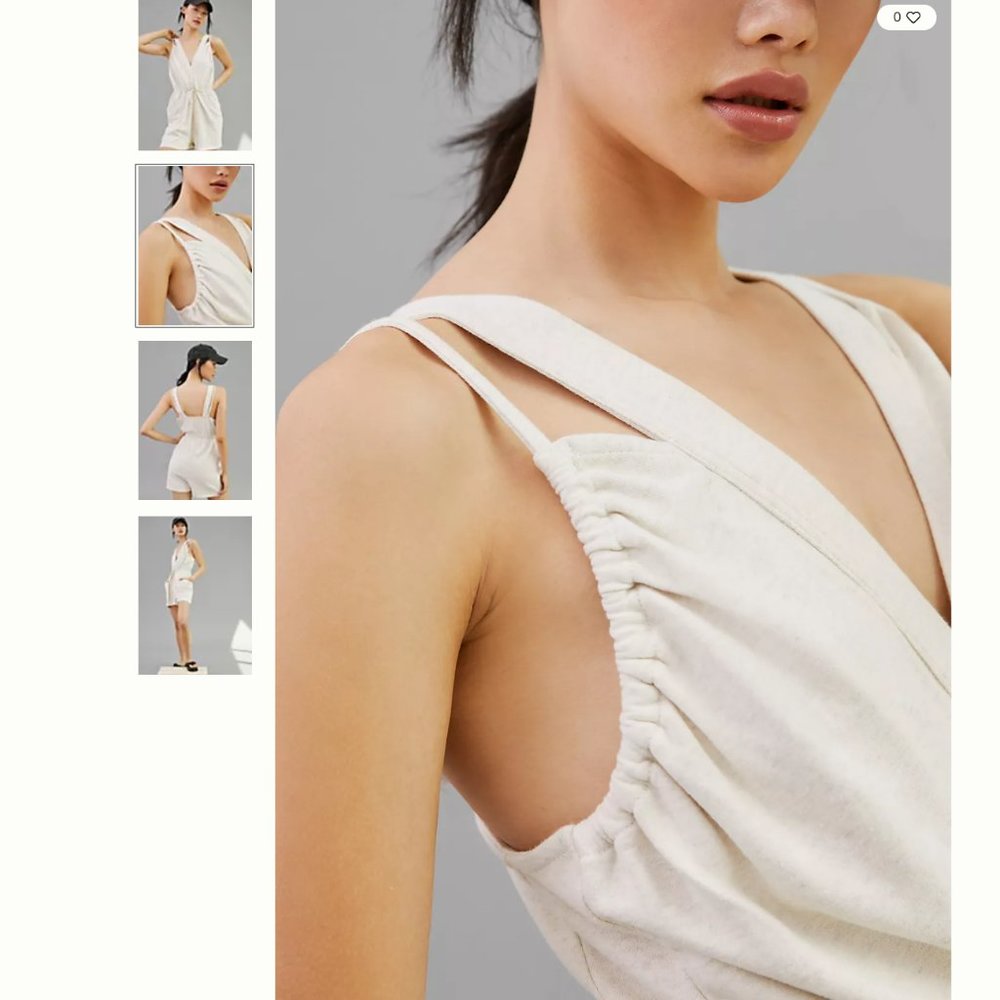 Daily Practice by Anthropologie The Playa Del Amore Romper - Picture 2 of 4